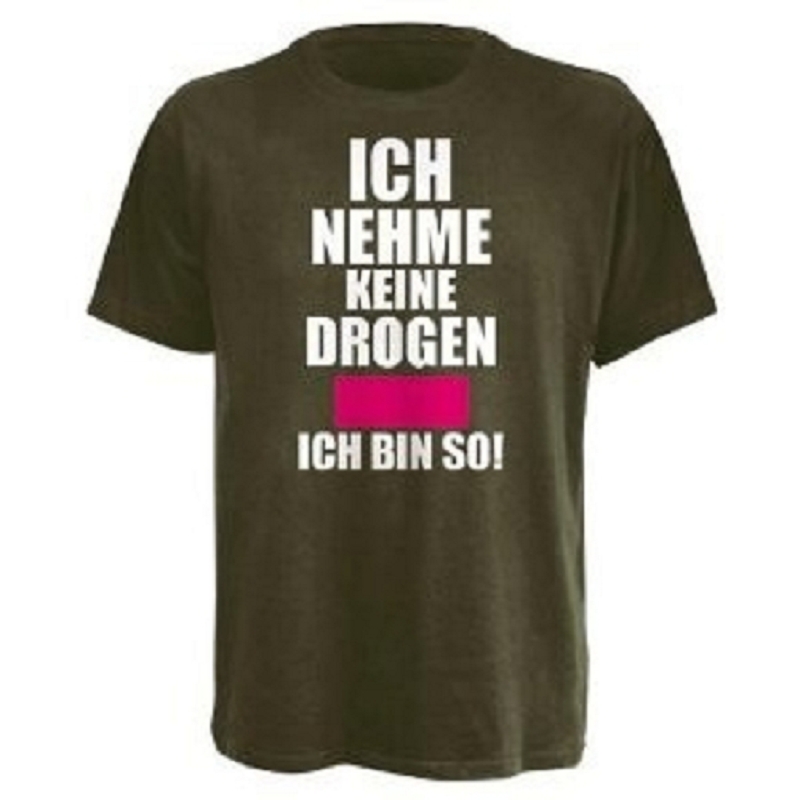 ICH NEHM KEINE DROGENICH BIN SO TSHIRT GR/SIZE M NEU eBay